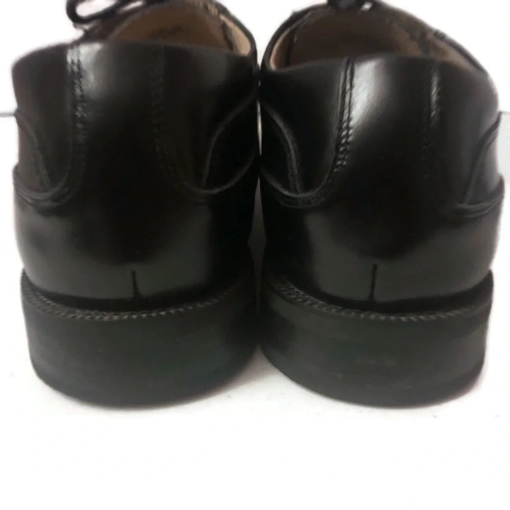 florsheim  Black Leather Mens Dress Shoes Sz10 D